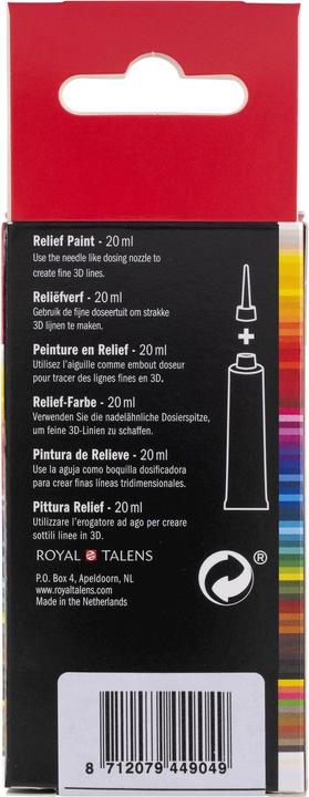 Image du produit Amsterdam Peinture acrylique Reliefpaint 100 (Blanc, 20 ml)