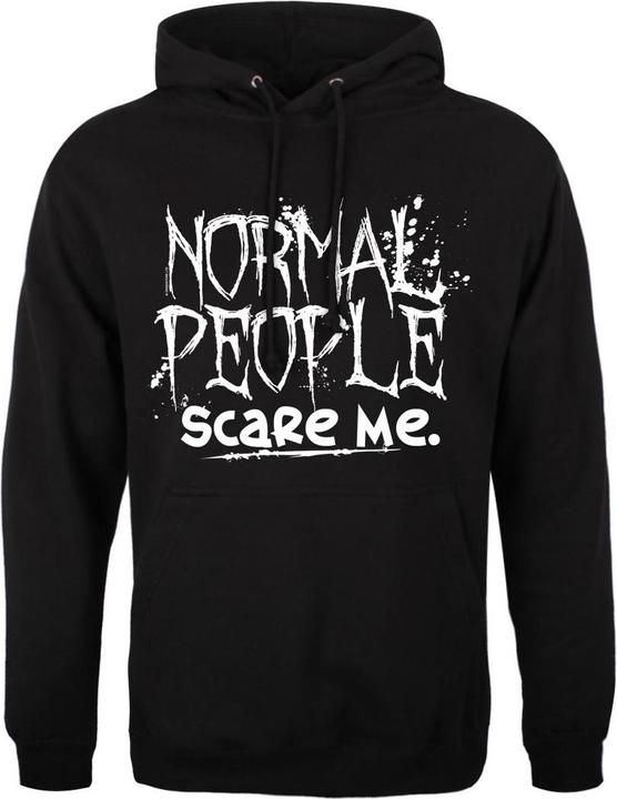 Grindstore Normal People Scare Me Kapuzenpullover