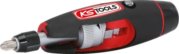 Image du produit KS Tools Tournevis à cliquet à embout 1/4 T-grip. 7 pcs.