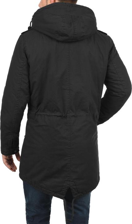 Actual product image Solid Darnell Men's Parka Outdoor Jacket Winter Coat With Teddy Fleece With Hood Made Of 100% Cotton (S)