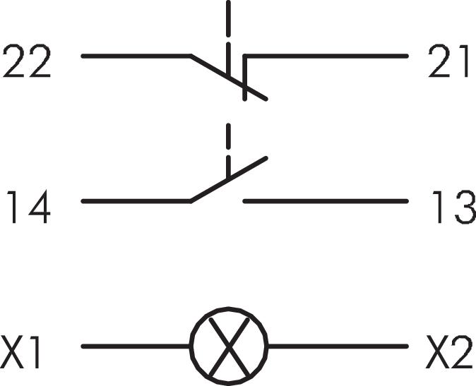 Produktbild Schlegel BZLOIK Leucht-Tastkontaktgeber 1Ö+1S