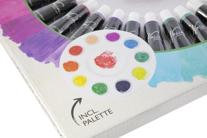 Produktbild Art Sensations Nassau Acrylfarben-Set, 30x12ml (Mehrfarbig, 360 ml)
