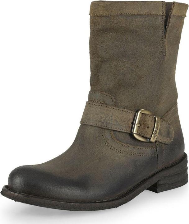Felmini GREDO 7176, der zeitlose und meistverkaufte Biker-Stiefel von, ist aus weichem Leder geferti