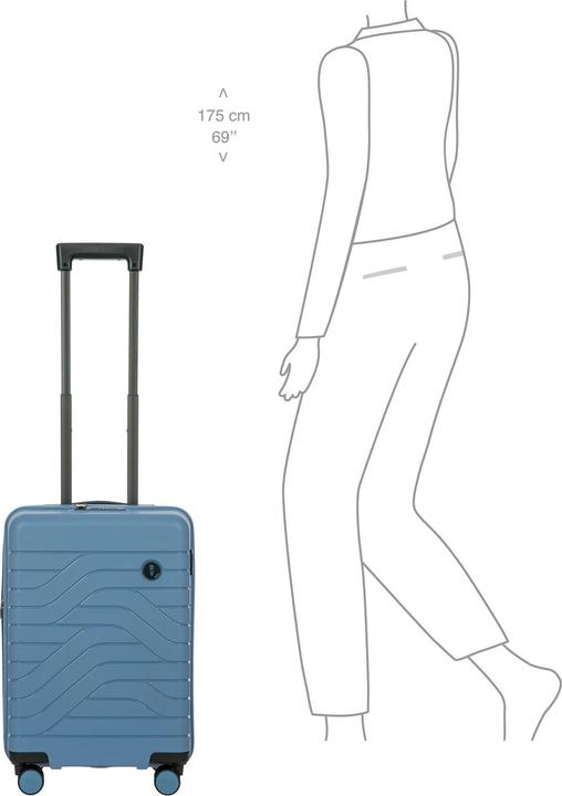 Immagine prodotto Brics BY Ulisse Carrello da cabina a 4 ruote 55 cm (42 l, Bagaglio a mano (fino a 50 litri))