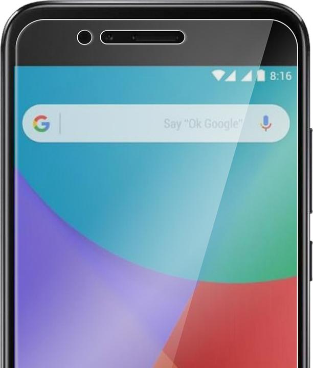 Produktbild Avizar Kristallklare Folie, Glas-Displayschutz (1 Stück, Xiaomi Mi A1)