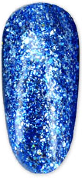 Immagine prodotto Canni Gellacquer Blu Platino Glitter UV/LED (Glitter blu platino, Smalto per unghie effetto gel)