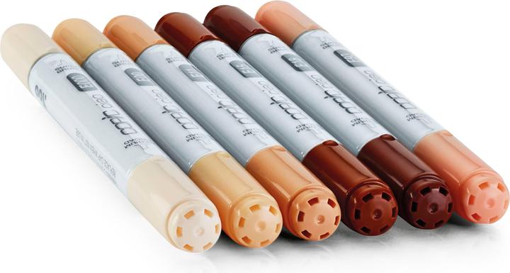 Actual product image Copic Ciao Set of 6 Portrait (Grey, 6 x)
