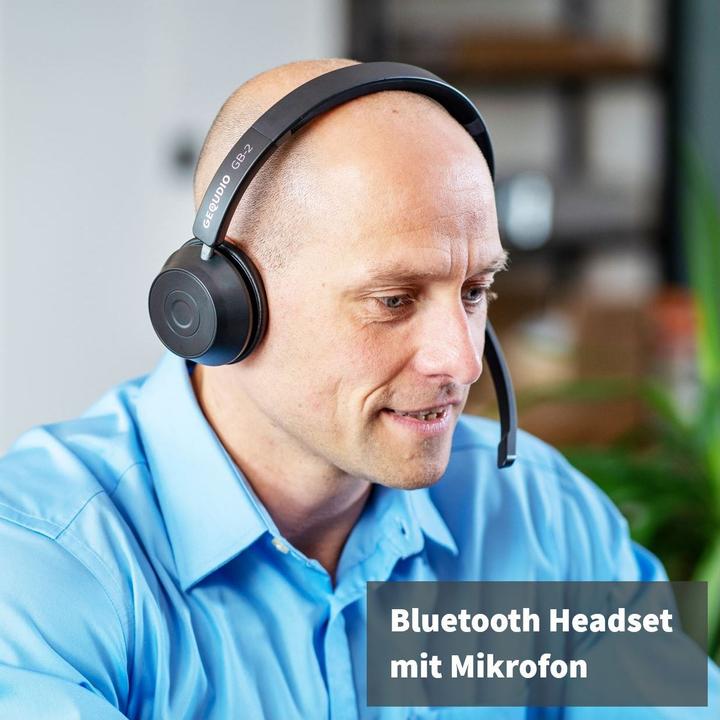 Produktbild Gequdio Bluetooth Headset GB-2 mit Ladestation (Kabellos)