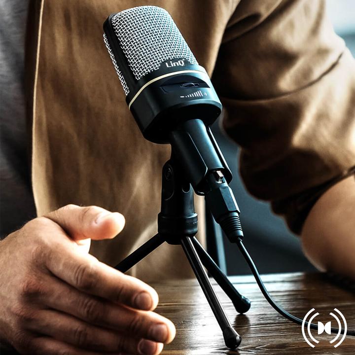 Actual product image LinQ PC Microphone Desktop Mount