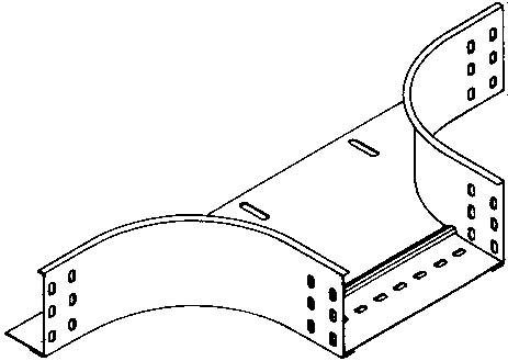 Immagine prodotto Niedax NIE RTA 35.250 pezzo aggiuntivo a T 35x252 mm con guide laterali non perforate bandverzi (3.50 cm)
