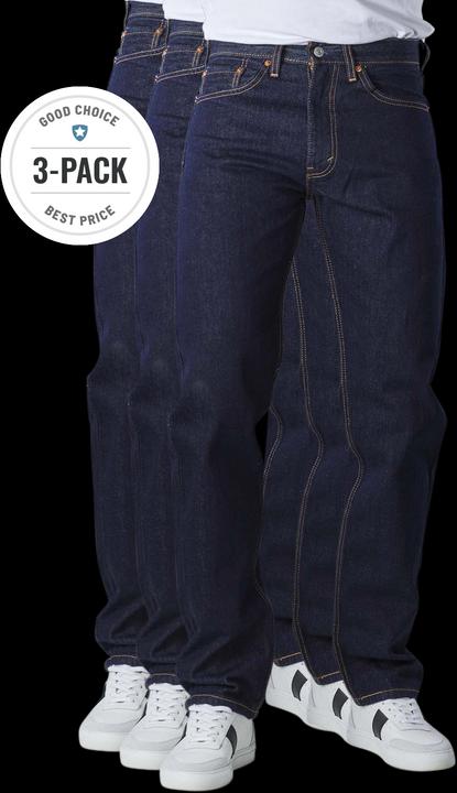 Produktbild Levis 501 Jeans Straight Fit rinse 3-Pack (W30/L32)