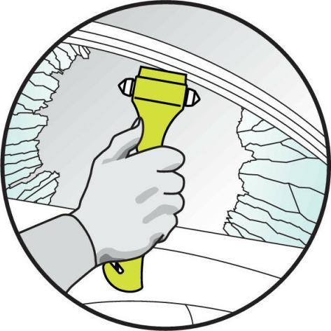 Produktbild LifeHammer Safety Hammer Classic Glow Yellow