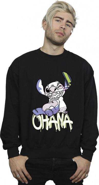 Immagine prodotto Disney Lilo And Stitch Ohana Graffiti Felpa Uomo (M)