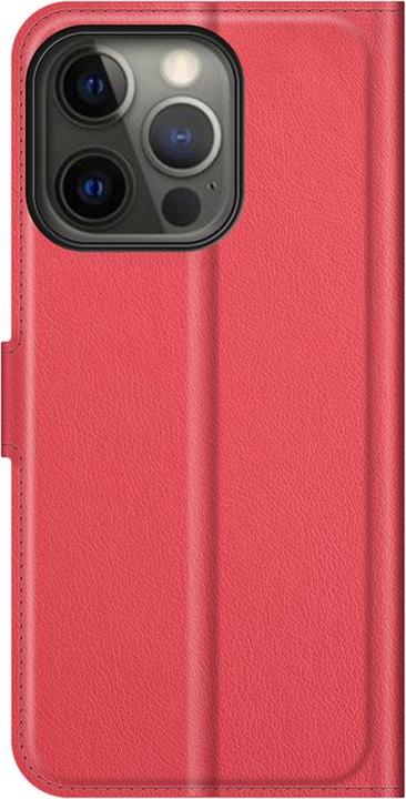 Actual product image Cover-Discount iPhone 13 Pro - leather case cover red (Apple iPhone 13 Pro)