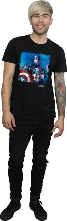 Image du produit Captain America T-shirt en coton pour hommes - Art (L)