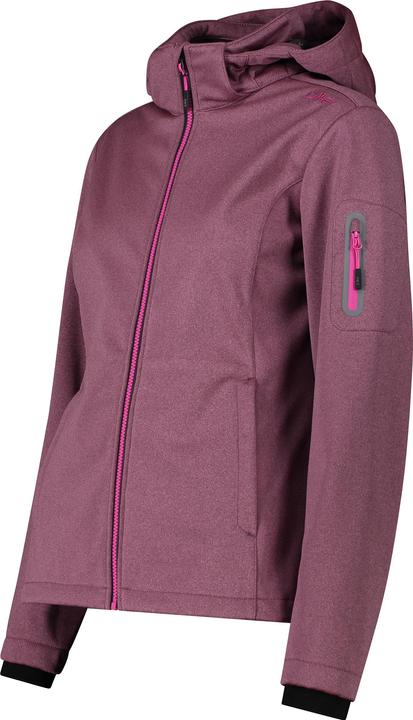 Produktbild CMP Campagnolo Women's Jacket Zip Hood Melange Softshell (48, 3XL)