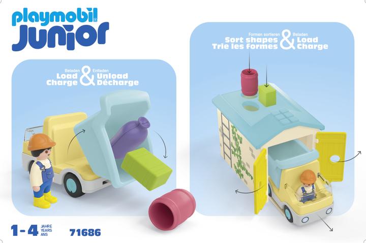 Immagine prodotto Playmobil Camion con garage di smistamento (71686, Playmobil Junior)