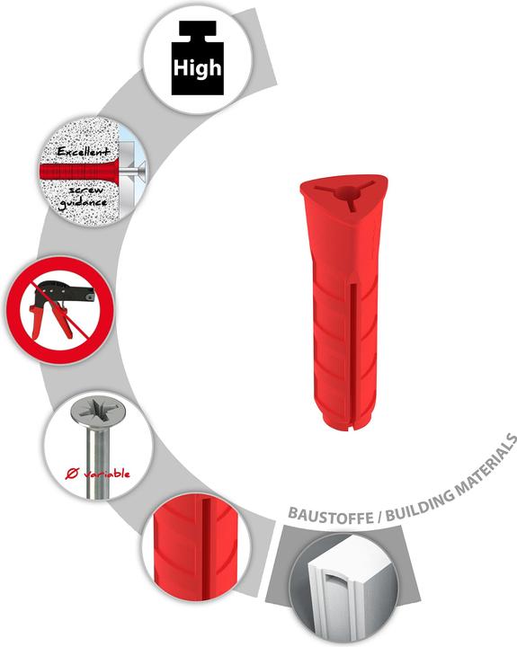 Actual product image Tox Porenbetondübel Ytox (20 pcs.)