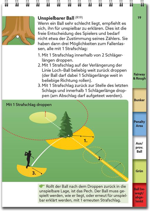 Produktbild Golfregeln kompakt 2023-2026