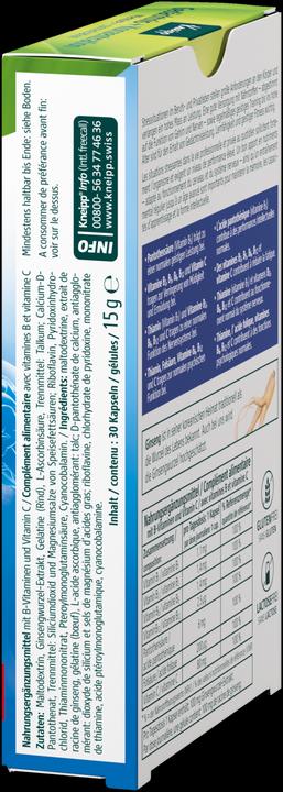 Produktbild Kneipp Gedächtnis + Konzentration (30 Stück, Kapseln, 15 g)