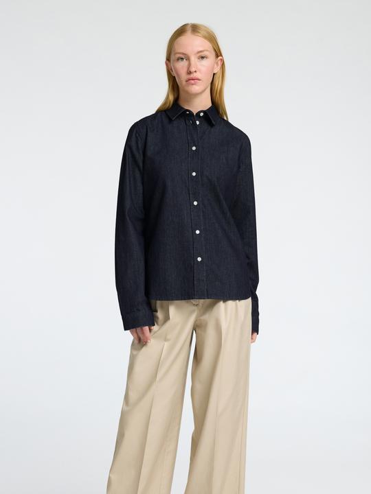 Image du produit Selected Femme Chemise en jean à manches longues près du corps (40)