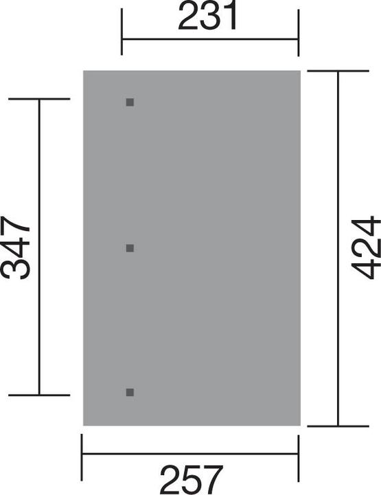 Actual product image Weka Holzbau Terrace roof 671 Gr.2