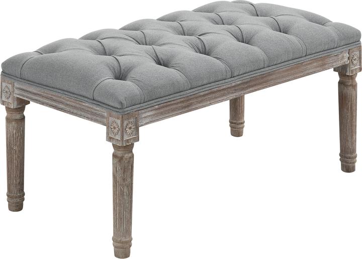 Image du produit Homcom Banc rembourré de style vintage (81 cm)