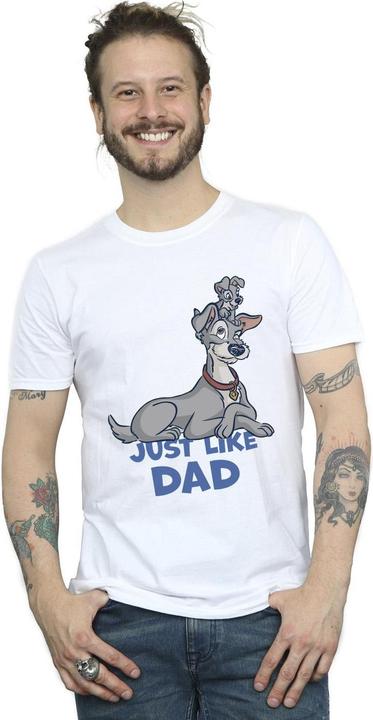 Produktbild Disney Lady And The Tramp Just Like Dad TShirt (L)