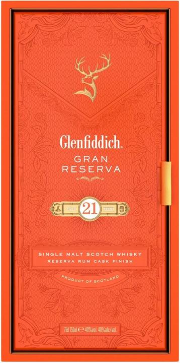 Image du produit Glenfiddich 21 ans Gran Reserva (Single Malt, Scotch Whisky, 1 x 70 cl)