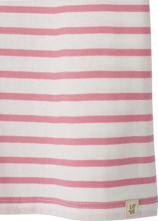 Actual product image Vertbaudet Girls' striped T-shirt with recycled cotton (92)