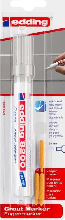 Actual product image Edding Joint marker 8200 (Silver, Grey, 4 mm, 1 x)