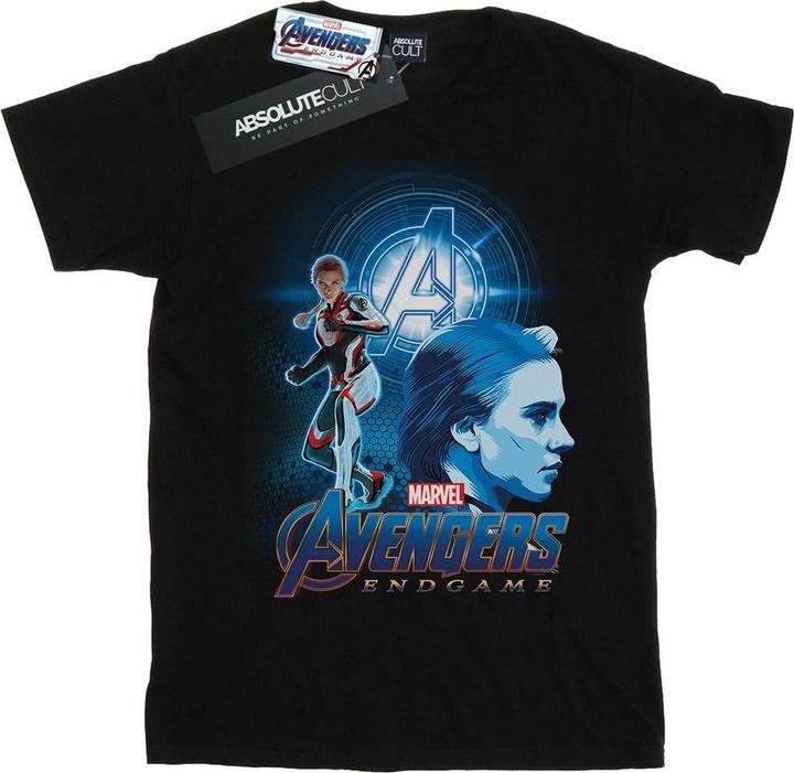 Actual product image Mens Avengers Endgame Black Widow Team Suit T-Shirt (3XL)