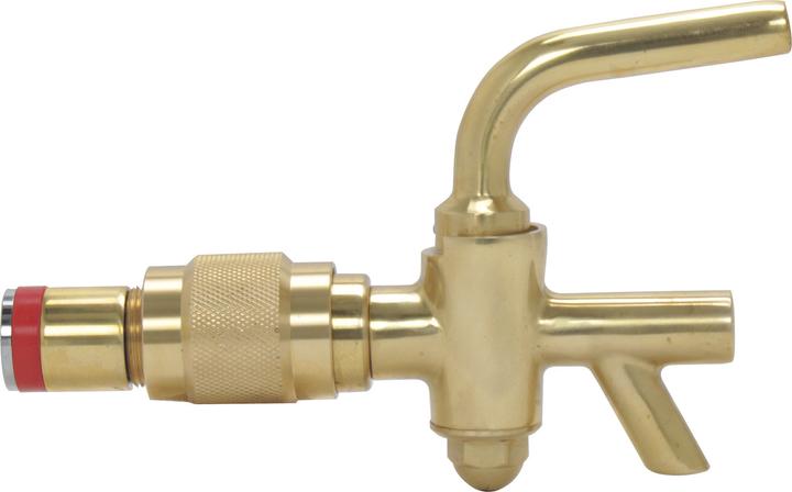 Actual product image Ich-zapfe Zapfhahn, Schankhahn, Bierhahn - Messing, mit Arretierautomatik