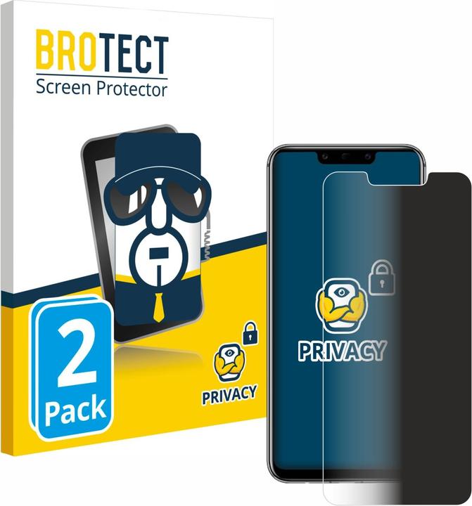 Actual product image BROTECT Anti-spy privacy film Blue light protection film (2 Piece, Mate 20 Lite)