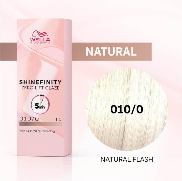 Actual product image Wella Professionals Shinefinity Zero Lift Glaze (10, 0 - Natural Flash)