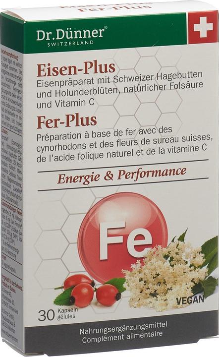 Produktbild Dr. Dünner Eisen-Plus Kaps (30 Stück, Kapseln, 28 g)