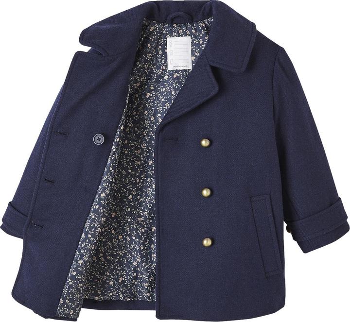 Produktbild Vertbaudet Mädchen Mantel aus Wollstoff, Wattierung Recycling-Polyester (104)