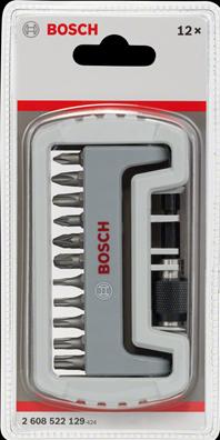 Productafbeelding Bosch Professional Zubehör Bitset 12 stuks Toebehoren 2 (T20, PH3, T25, PZ1, T15, PH1, PH2, T10, PZ3, T30, PZ2)