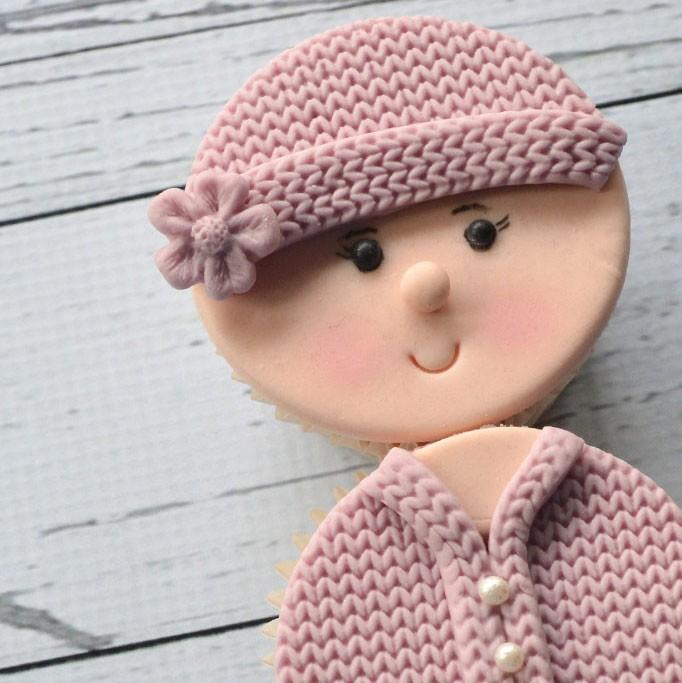 Actual product image Katy Sue Designs Knitting pattern silicone mold