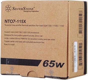 Actual product image Silverstone Nitrogon SST-NT07-115X Low Profile CPU Cooler (23 mm)