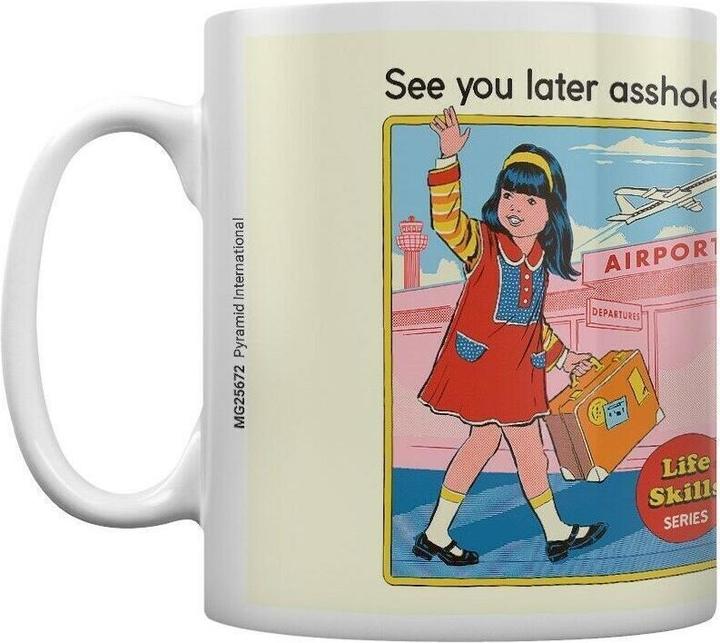 Actual product image Steven Rhodes Coffee Mug See You Later Assholes (325 ml, 1 x)