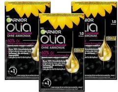 Actual product image Garnier Olia, hair dye, 1.0 Ultra black, 1 piece (1.0 Ultra Black)