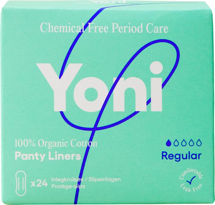 Yoni Protège-slips bio - normal - 100 coton bio - 24 pièces (24 x, Panty liners)