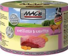 Produktbild MAC's DOG Kopffleisch & Karotten (Adult, 1 Stk., 200 g)