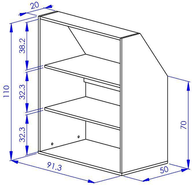 Produktbild Vente-unique Adezio (139.5 x 50 x 110 cm)