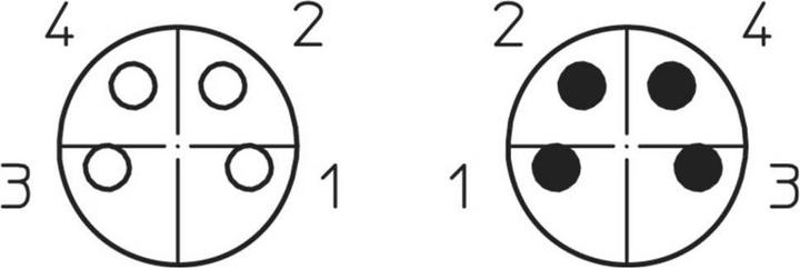 Immagine prodotto Lutronic 1056 Cavo di collegamento sensore/attuatore M8 0,60 m Numero di poli: 4 1 pz.