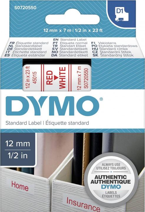 Produktbild Dymo S0720550 (1.20 cm, Rot)