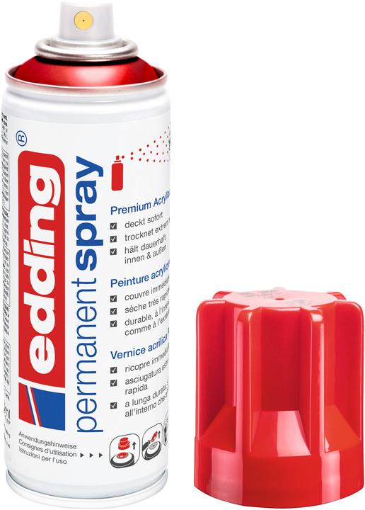 Produktbild Edding Permanentspray (Verkehrsrot, 0.20 l)