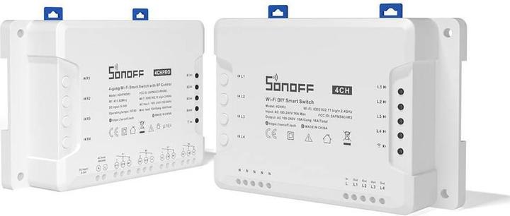 Immagine prodotto Sonoff 4CHPROR3 Attuatore di commutazione WLAN (Attuatore dell'interruttore)