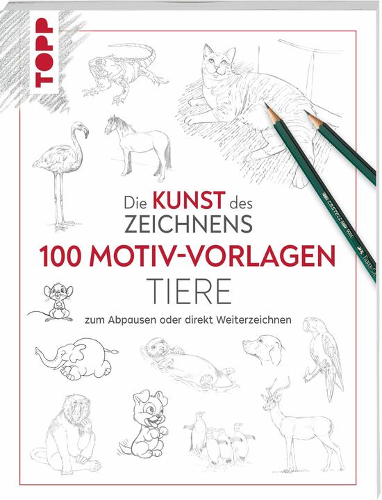 Actual product image The art of drawing 100 animal motif templates